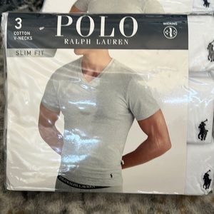 Ralph Lauren slim fit v neck polo
